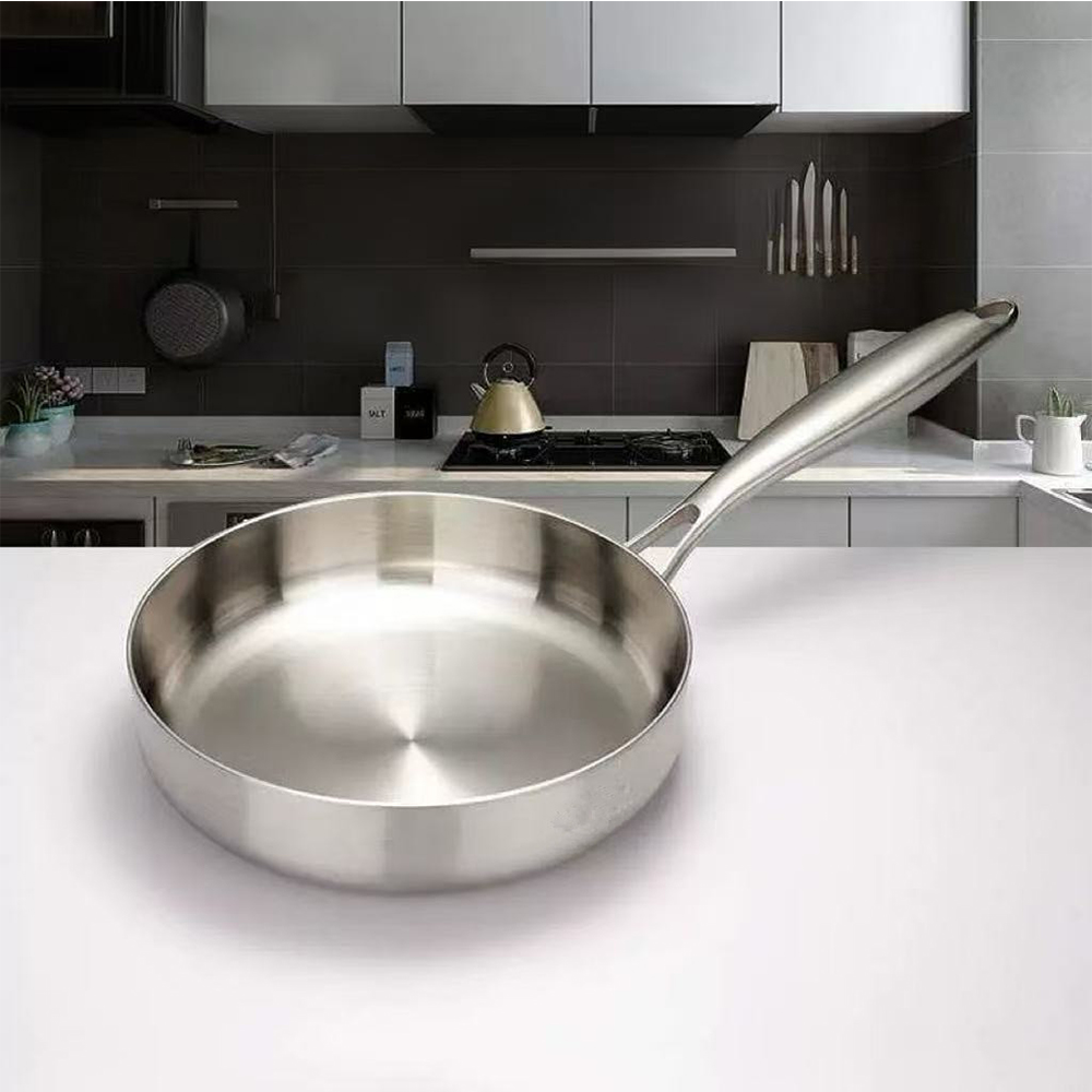 Crepe Pan Nonstick - 316 กระทะสแตนเลสกระทะ NonStick กระทะทอดสเต็กหม้อไม่เคลือบผิวเครื่องครัวสําหรับแก๊สเตาและหม้อหุงข้าวกระทะ