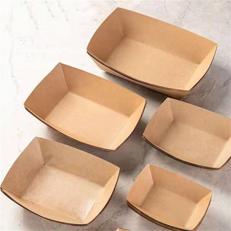 Sushi Mat Bamboo - 50pcShushi ไม้เรือไม้ไผ่ธรรมชาติทิ้ง Kayak สลัดขนมหวาน Pine เค้กเรือชามขนมขบเคี้ยว