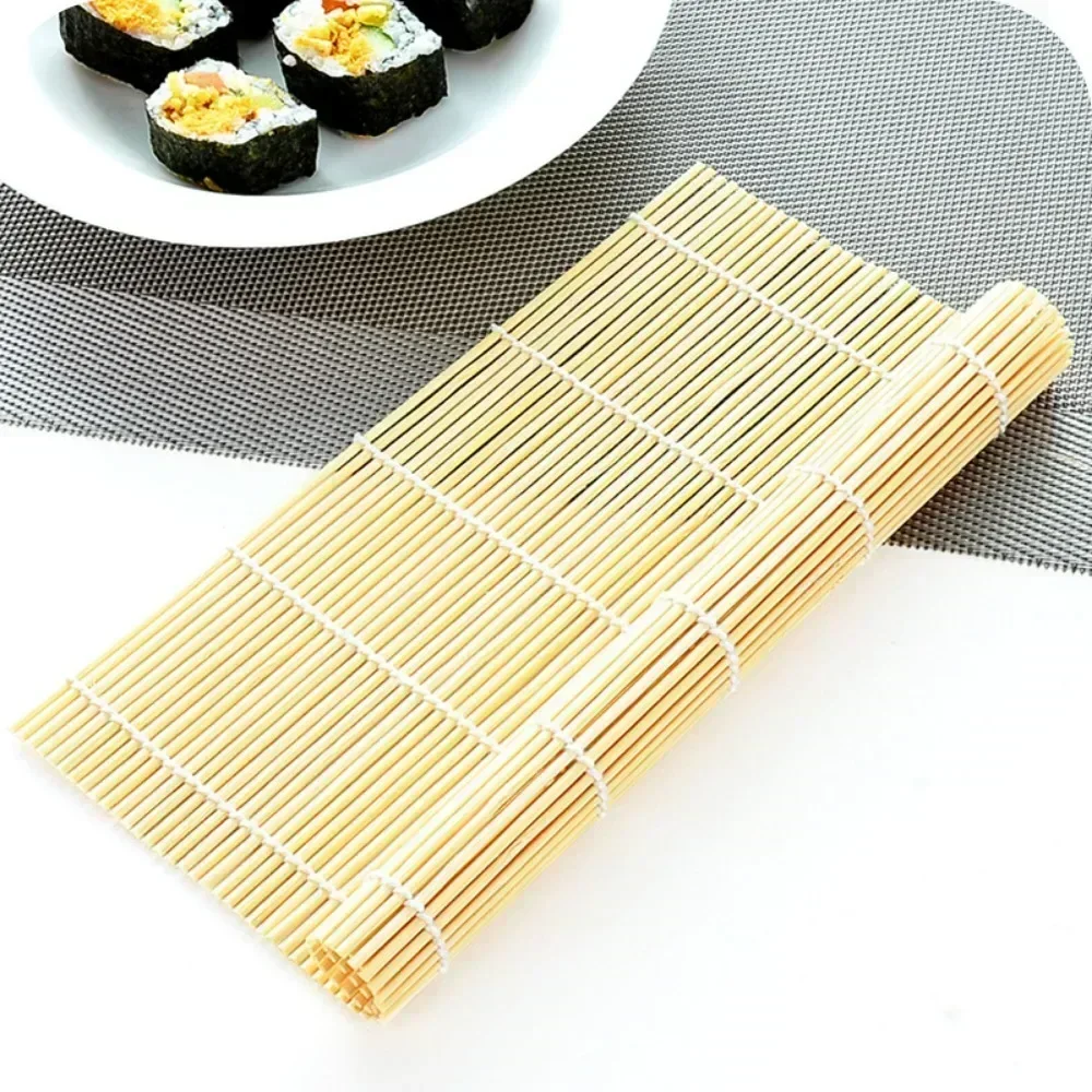 Sushi Mat Bamboo - แผ่นไม้ไผ่ม้วนซูชิแบบโฮมเมด ขนาด 24x24 ซม./27x27 ซม./30x30 ซม.
