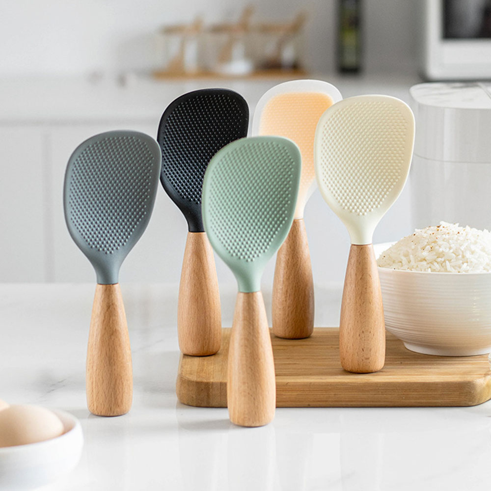 Crepe Pan Nonstick - 1 ชิ้นช้อนซิลิโคน Non - stick ทําอาหารช้อน
