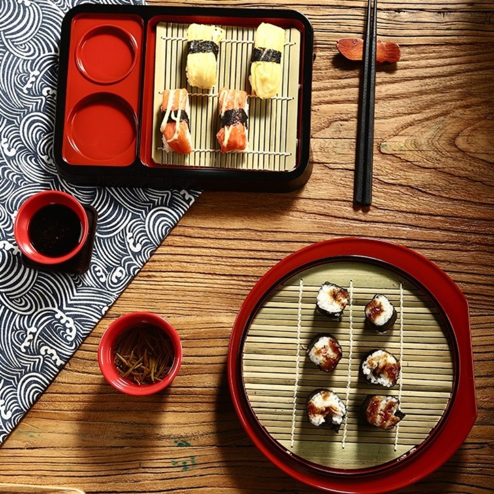 จานเสิร์ฟบะหมี่เย็นสไตล์ญี่ปุ่ - Sushi Mat Bamboo บทวิจารณ์และราคา