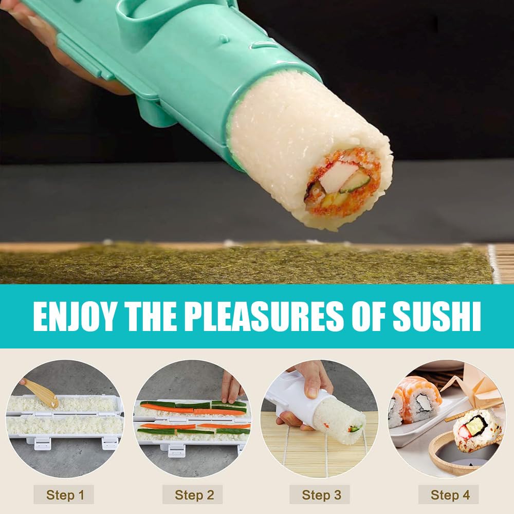 ชุดทําซูชิพร้อมเสื่อซูชิไม้ไผ่ - Sushi Mat Bamboo บทวิจารณ์และราคา