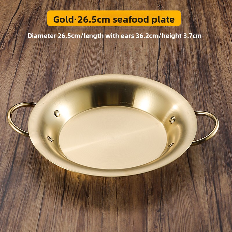 กระทะพาเอลลาสแตนเลสพร้อมหูจับส - Paella Pan Steel บทวิจารณ์และราคา