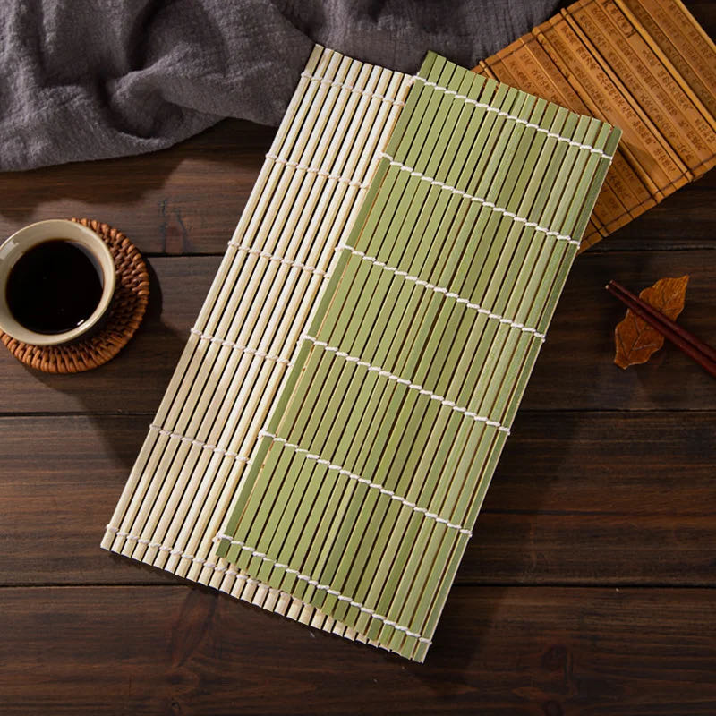 เสื่อไม้ไผ่ม้วนสำหรับห้องครัวอ - Sushi Mat Bamboo บทวิจารณ์และราคา