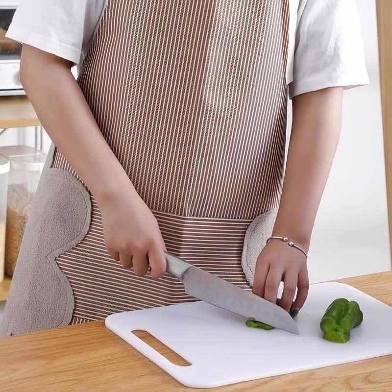 ผ้ากันเปื้อนผ้าอ๊อกซ์ฟอร์ด สำห - Home Cooking Oil Disposal บทวิจารณ์และราคา