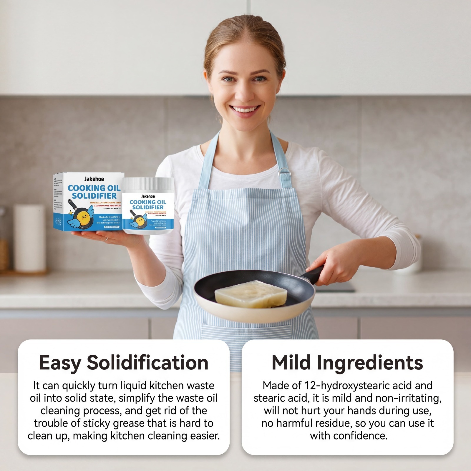 ผงทำให้น้ำมันปรุงอาหารแข็งตัว  - Home Cooking Oil Disposal บทวิจารณ์และราคา
