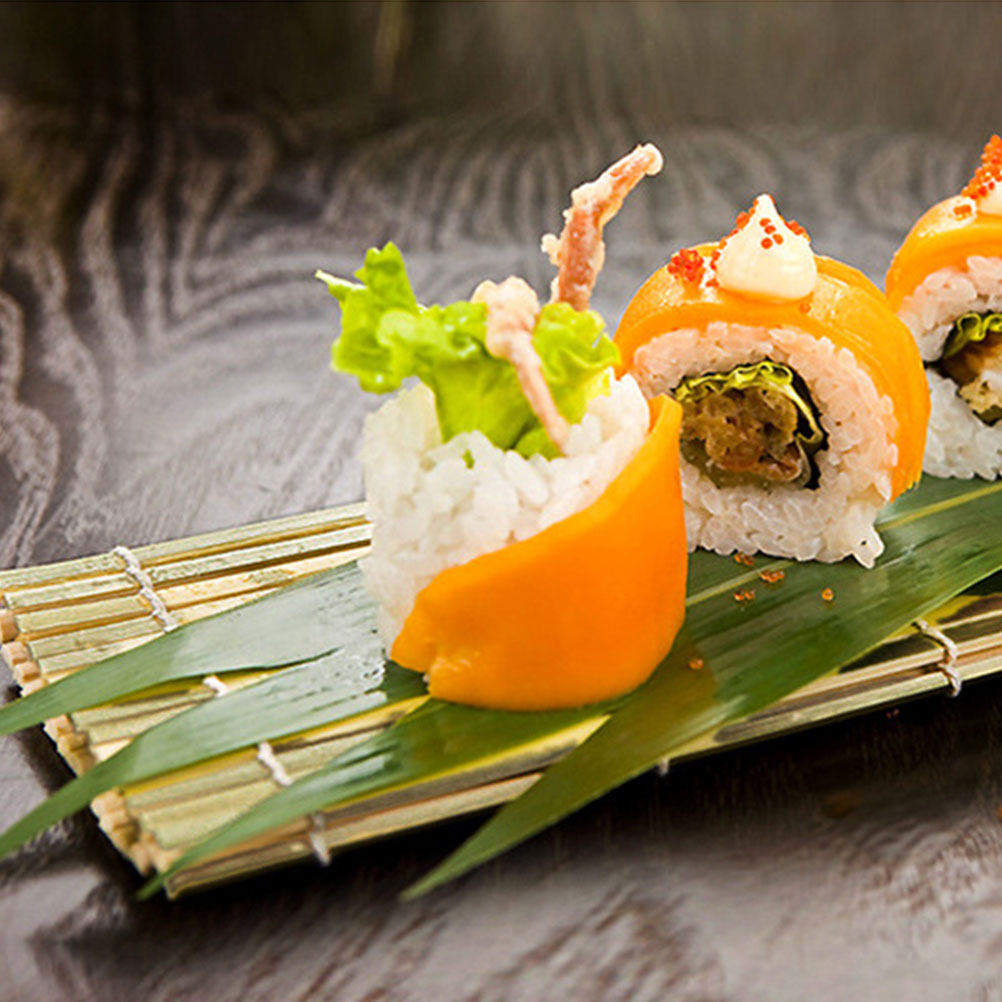 แผ่นไม้ไผ่สำหรับทำซูชิ 3 ชิ้น  - Sushi Mat Bamboo บทวิจารณ์และราคา