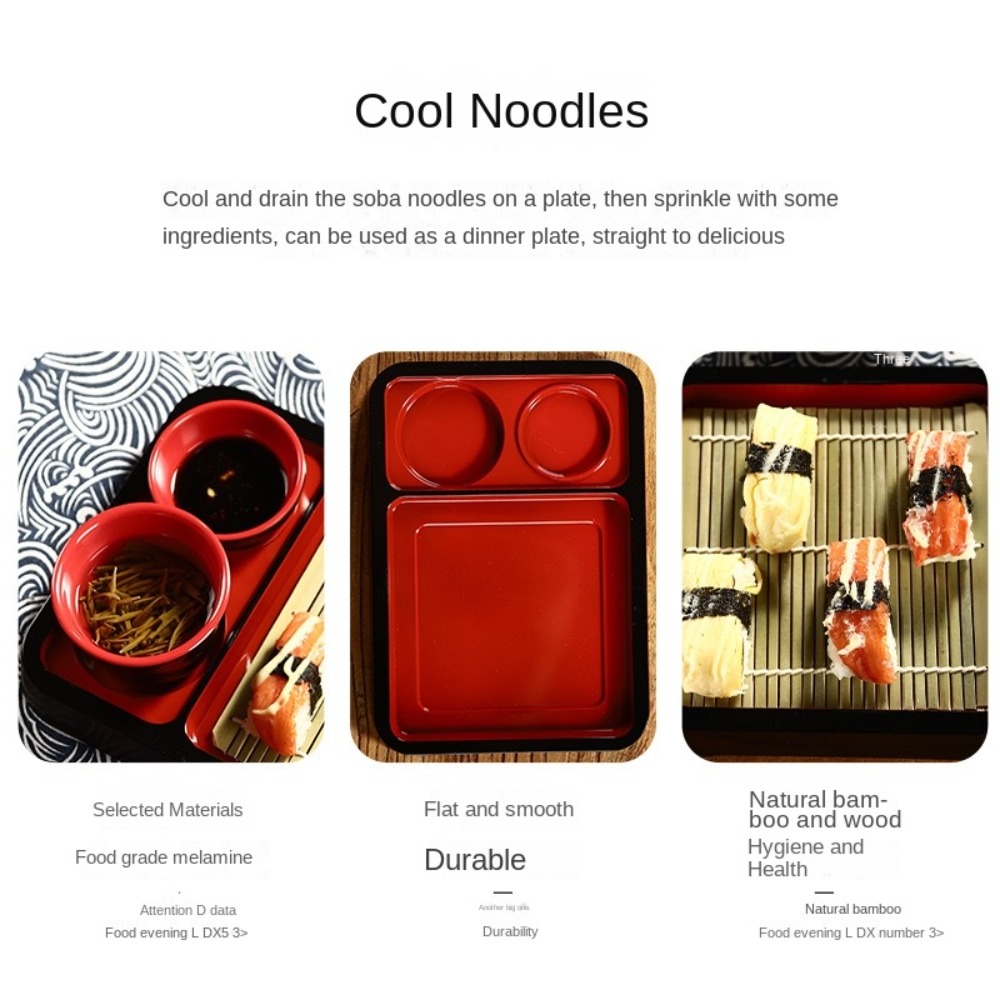 จานเส้นโซบะสไตล์ญี่ปุ่นแบบเย็น - Sushi Mat Bamboo บทวิจารณ์และราคา