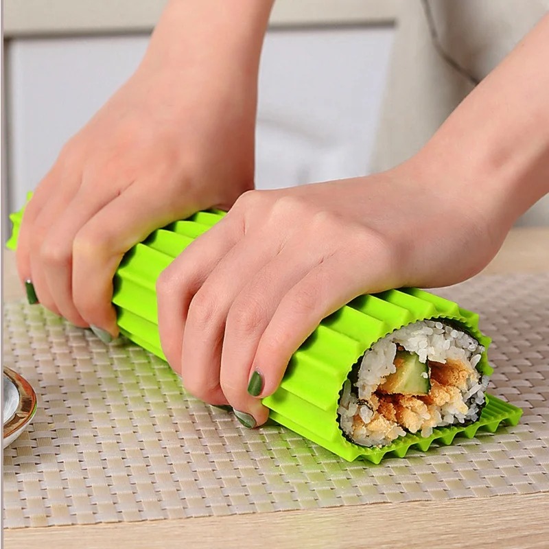 แผ่นซิลิโคนทำซูชิลายไม้ไผ่, อุ - Sushi Mat Bamboo บทวิจารณ์และราคา