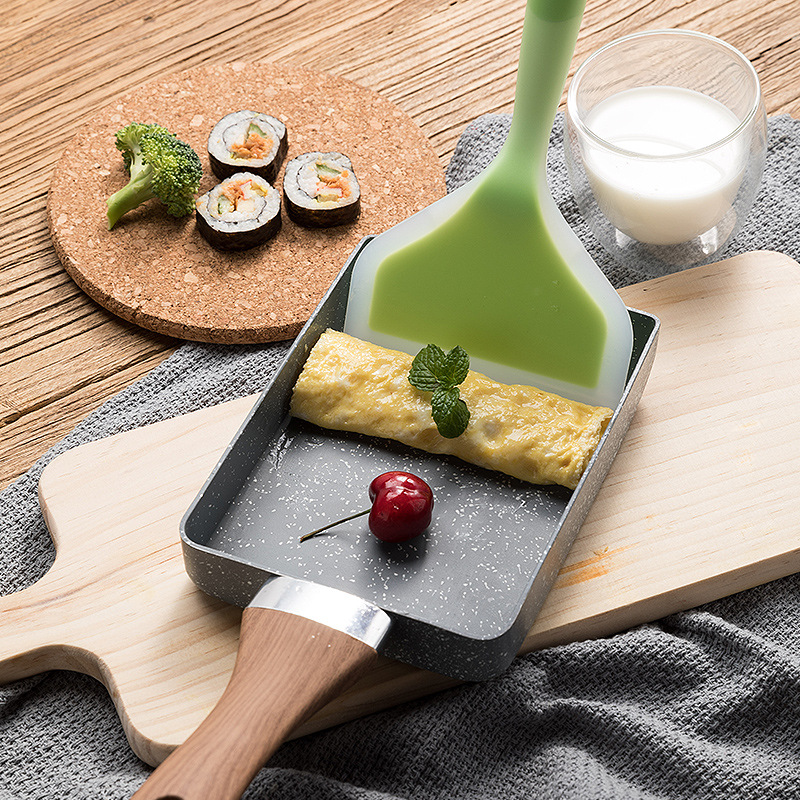 กระทะ Tamagoyaki ไข่เจียวสีดํา - Crepe Pan Nonstick บทวิจารณ์และราคา