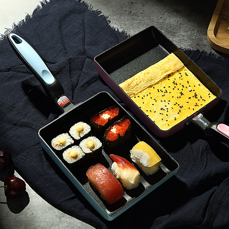 กระทะ Tamagoyaki ไข่เจียวสีดํา - Crepe Pan Nonstick บทวิจารณ์และราคา