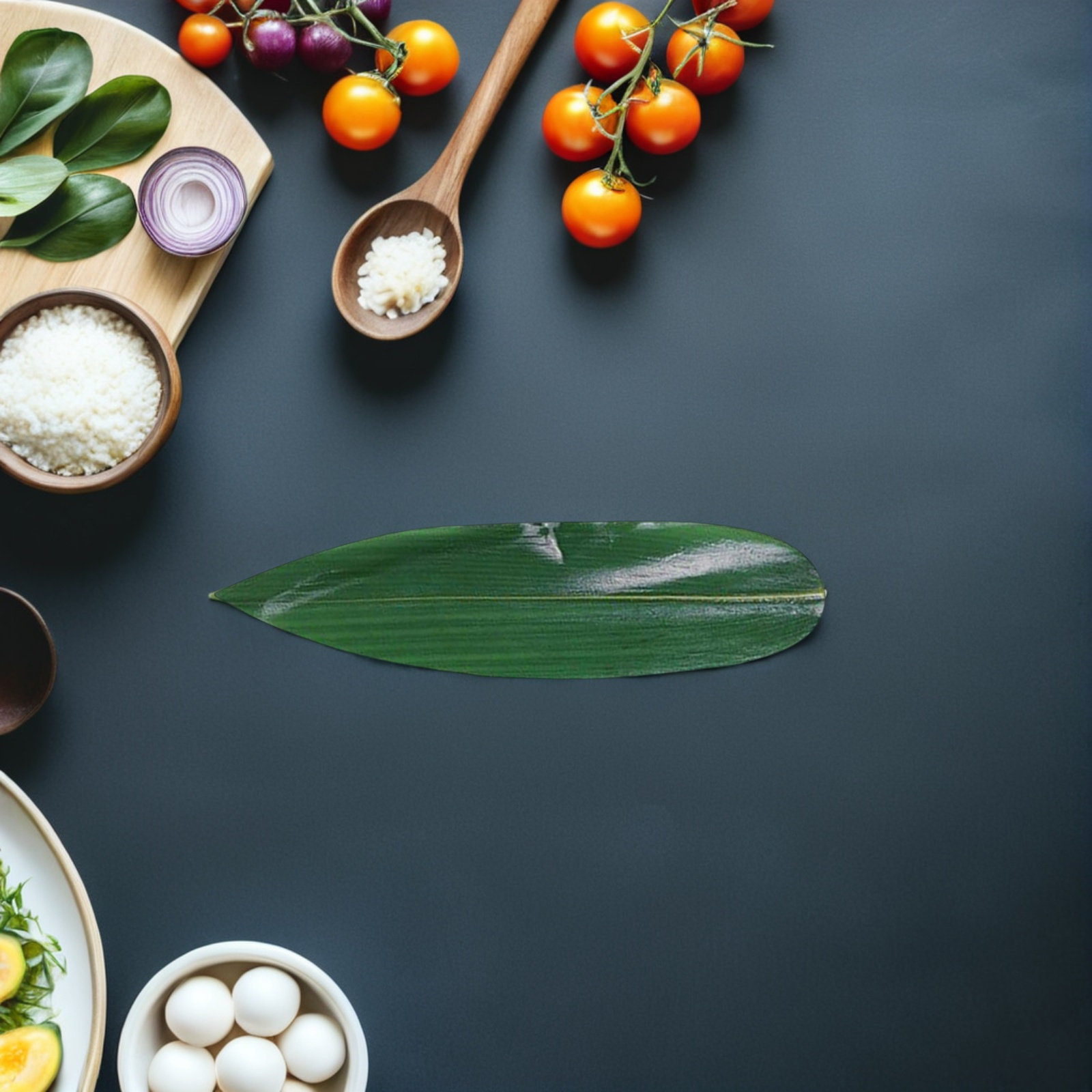 100 ชิ้น ใบไม้ประดิษฐ์สำหรับจั - Sushi Mat Bamboo บทวิจารณ์และราคา