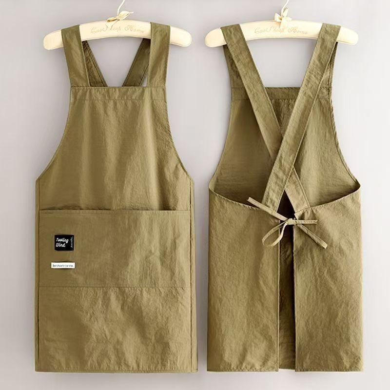 ผ้ากันเปื้อนโพลีเอสเตอร์สำหรับ - Home Cooking Work บทวิจารณ์และราคา