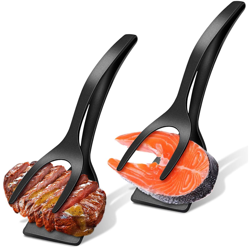 2 in 1 Grip Flip Spatula Clamp - Home Cooking Supplies บทวิจารณ์และราคา