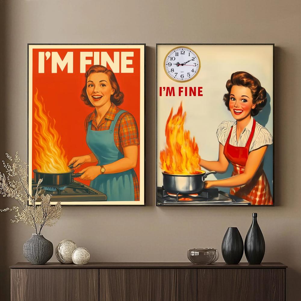 โปสเตอร์ตกแต่งผนังห้องครัวสไตล - Home Cooking Quotes บทวิจารณ์และราคา