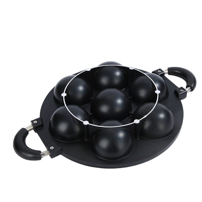 ถาดทำเค้กเหล็กหล่อ7หลุมกระทะทำ - Crepe Pan Nonstick บทวิจารณ์และราคา