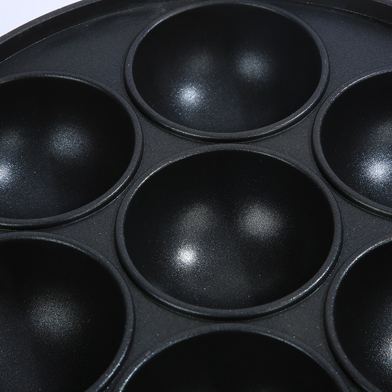 ถาดทำเค้กเหล็กหล่อ7หลุมกระทะทำ - Crepe Pan Nonstick บทวิจารณ์และราคา
