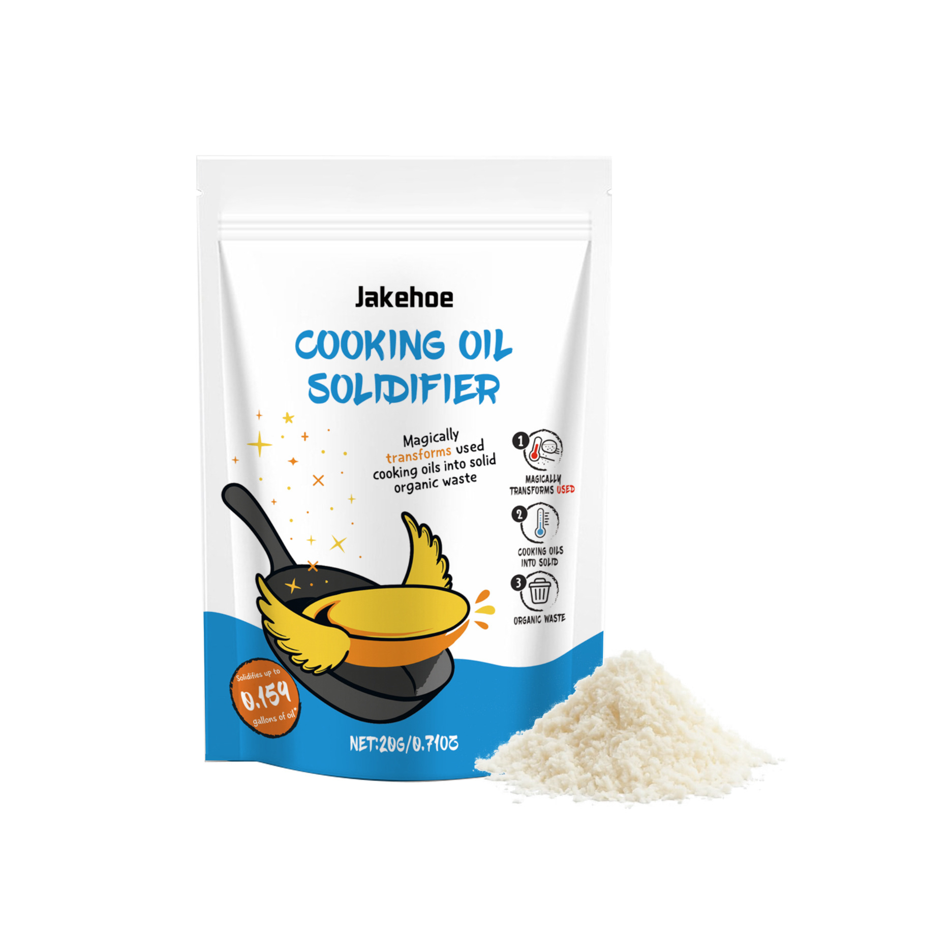 ผงทำให้น้ำมันแข็งตัวง่าย สำหรั - Home Cooking Oil Disposal บทวิจารณ์และราคา