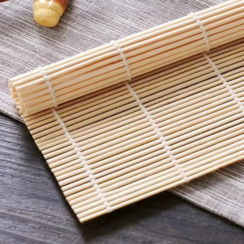 แผ่นไม้ไผ่ม้วนซูชิแบบโฮมเมด ขน - Sushi Mat Bamboo บทวิจารณ์และราคา