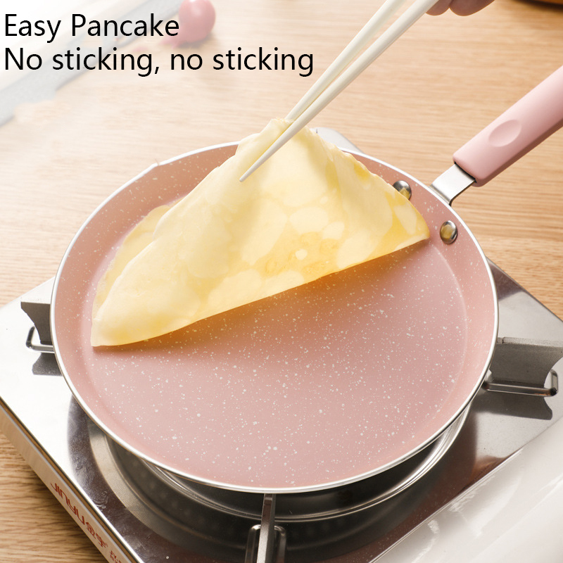 กระทะทอดสีชมพูแบบไม่ติด 1 ใบ ส - Crepe Pan Nonstick บทวิจารณ์และราคา
