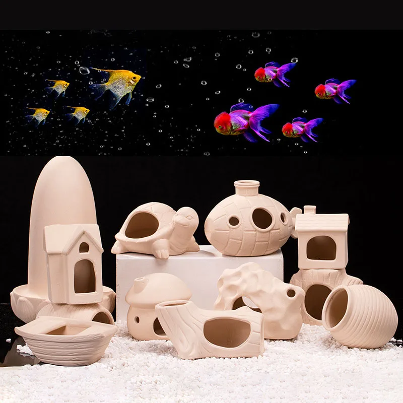 Clay Aquarium ตกแต่งเซรามิคถัง - Tagine Clay Pot บทวิจารณ์และราคา