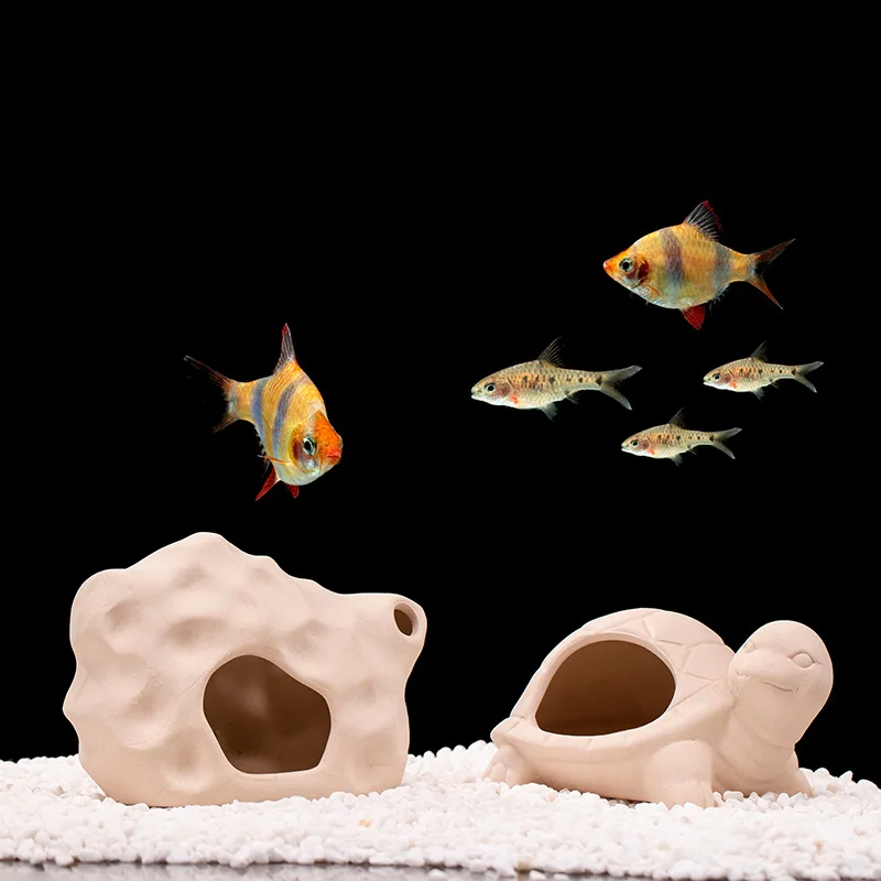 Clay Aquarium ตกแต่งเซรามิคถัง - Tagine Clay Pot บทวิจารณ์และราคา