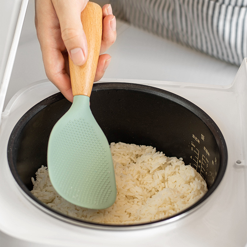 1 ชิ้นช้อนซิลิโคน Non - stick  - Crepe Pan Nonstick บทวิจารณ์และราคา