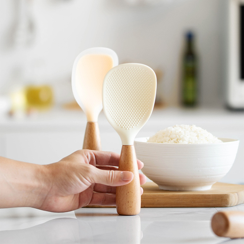 1 ชิ้นช้อนซิลิโคน Non - stick  - Crepe Pan Nonstick บทวิจารณ์และราคา