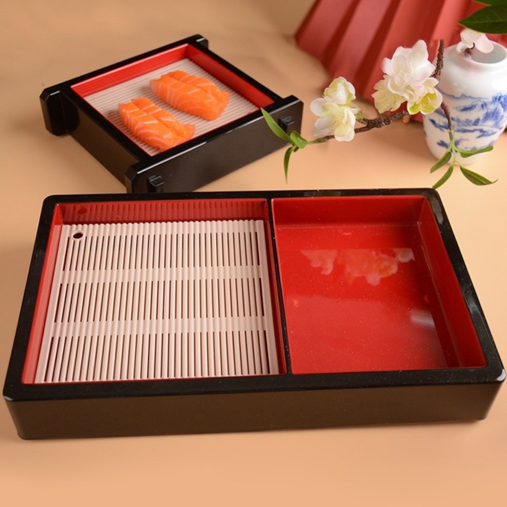 จานบะหมี่เย็นอเนกประสงค์พร้อมแ - Sushi Mat Bamboo บทวิจารณ์และราคา