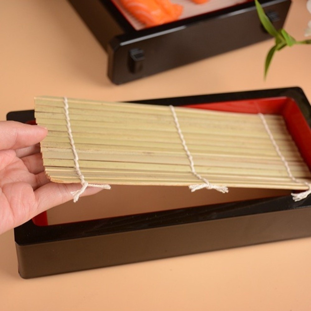 จานบะหมี่เย็นอเนกประสงค์พร้อมแ - Sushi Mat Bamboo บทวิจารณ์และราคา