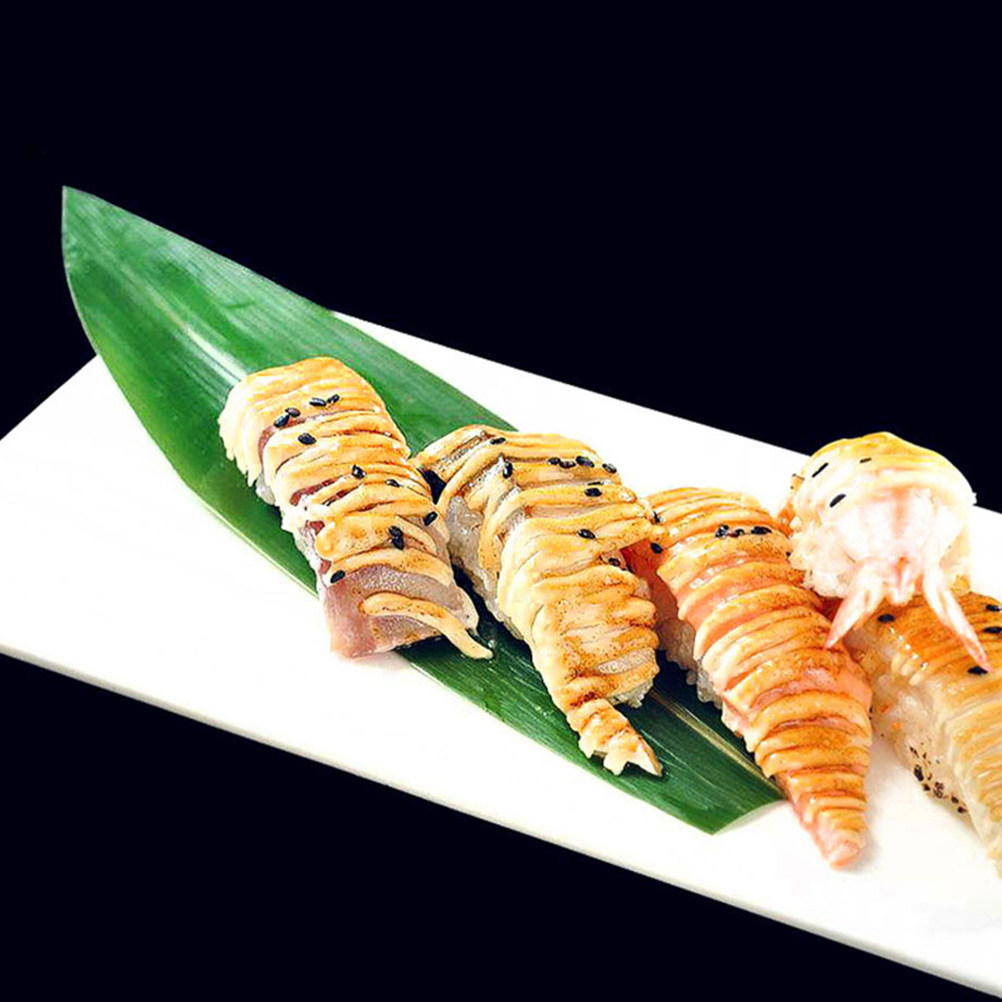 ใบไผ่เทียม 200 ชิ้น สำหรับตกแต - Sushi Mat Bamboo บทวิจารณ์และราคา