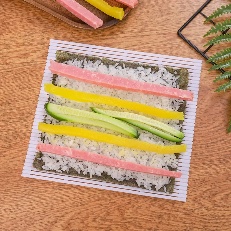 ม้วนซูชิ ผ้าพลาสติกม้วนซูชิแบบ - Sushi Mat Bamboo บทวิจารณ์และราคา