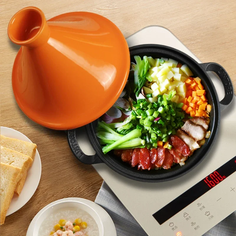 หม้อเหล็กหล่อโมร็อกโกขนาด 26 ซ - Tagine Clay Pot บทวิจารณ์และราคา