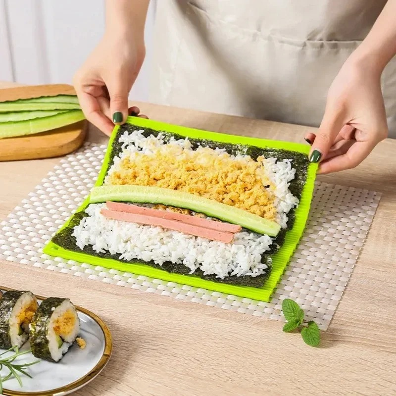 อุปกรณ์ทำซูชิ 1 ชิ้น แผ่นม้วนส - Sushi Mat Bamboo บทวิจารณ์และราคา