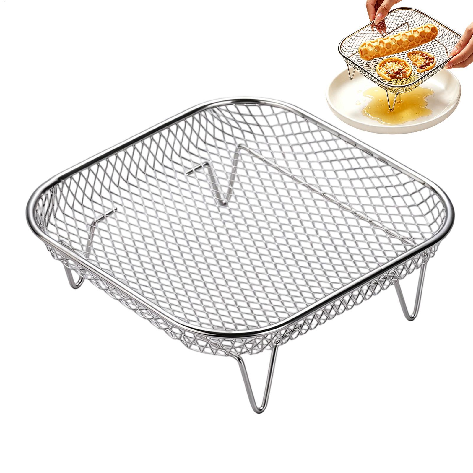 ตะแกรงทอดอาหารแบบสแตนเลส ซ้อนก - Home Cooking Supplies บทวิจารณ์และราคา